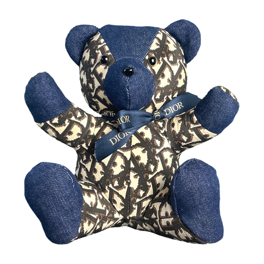 Trotter Vintage Silk Scarf Tender Teddy Bear