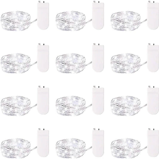 12-Pack: Led Fairy Lights Battery Operated String Lights