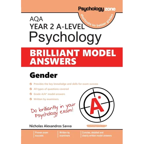 AQA A Level Psychology BRILLIANT MODEL ANSWERS: Gender - Paperback