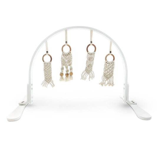 Macrame Lounge Mat & Play Gym Bundle