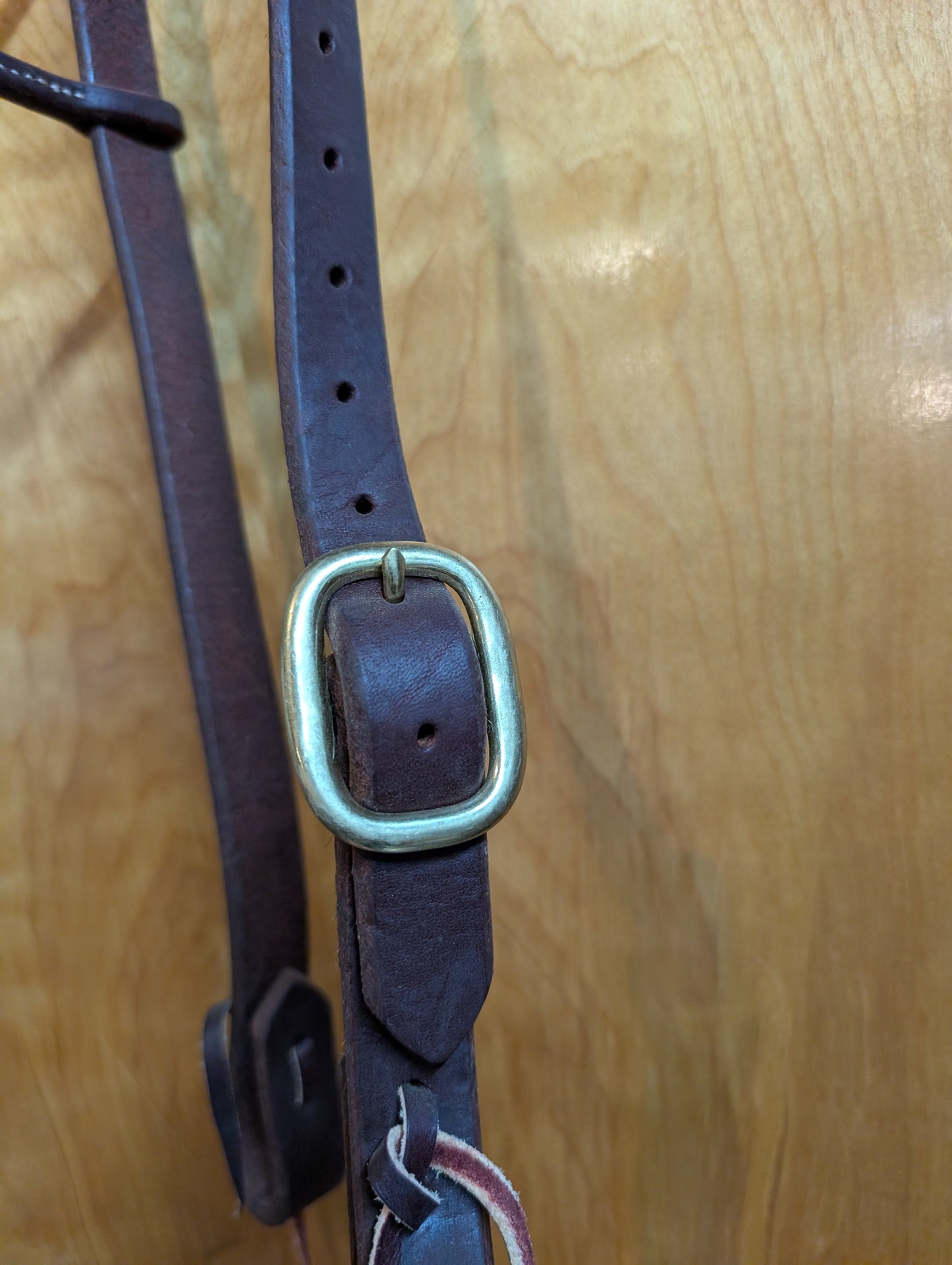Harness Leather 1" Sliding Ear Headstall