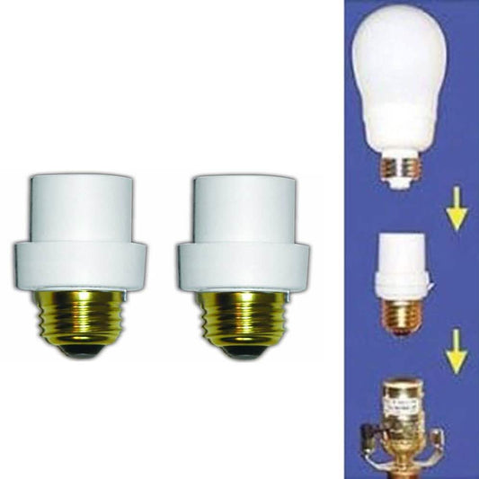 2-Pack: Automatic Lamp Sensors Dusk Dawn Security Light Bulb Socket