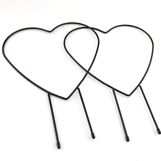 2-Pack: Heart-Shaped Plant Support Stake