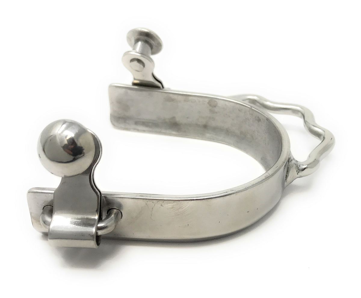 AJ Tack Men's Stainless Steel Bumper Spurs