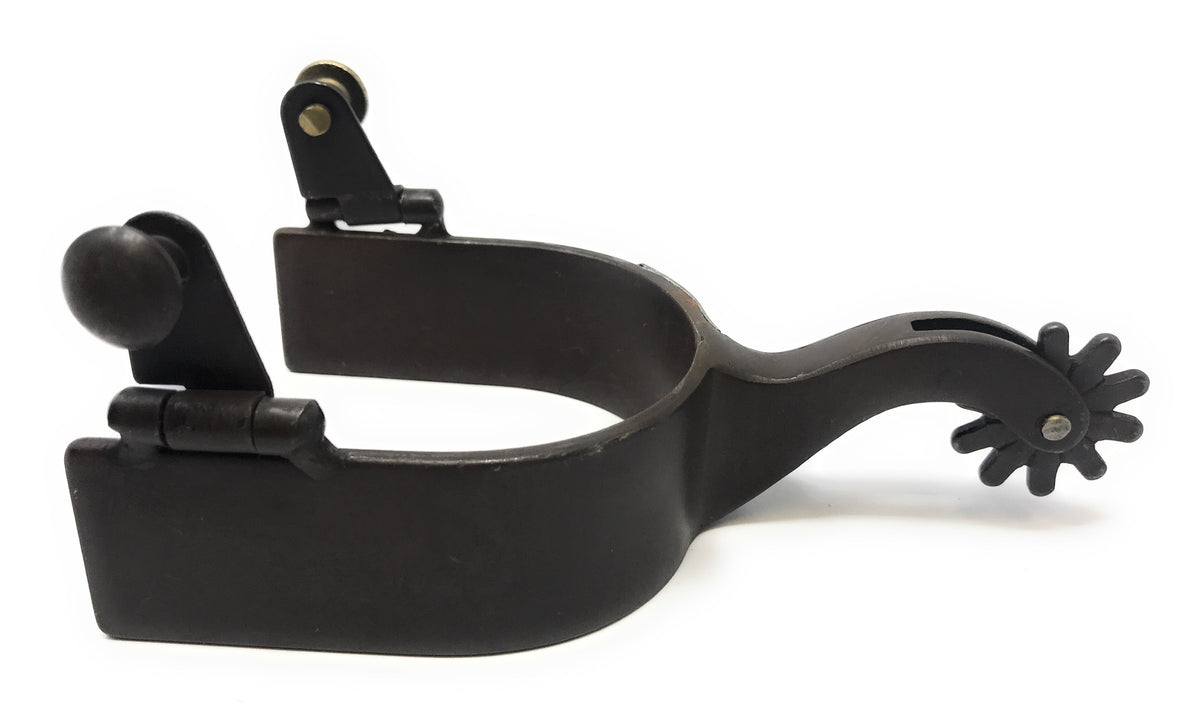 AJ Tack Men's Antique Brown Reining Horse Spurs