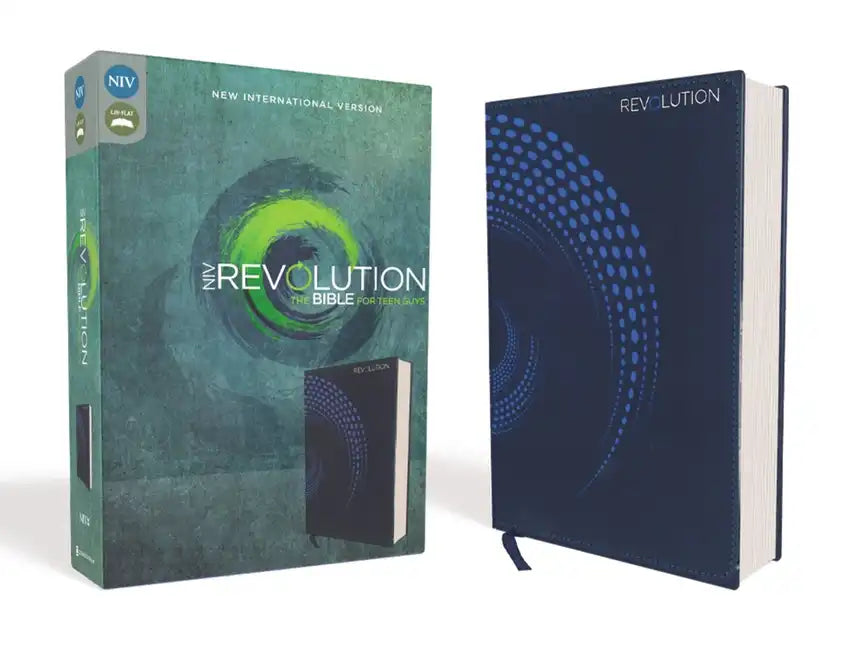 NIV, Revolution Bible, Imitation Leather, Blue: The Bible for Teen Guys - Imitation Leather