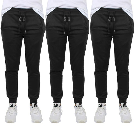3-Pack: Men's French Terry Slim-Fit Jogger