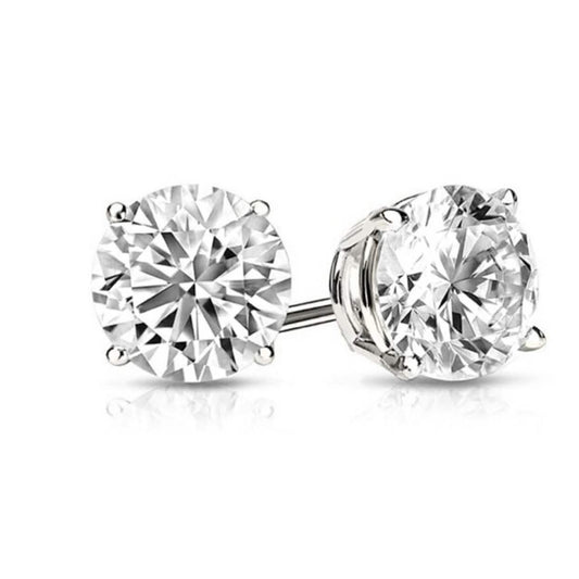 3-Pair Set: Sterling Silver Swarovski Elements Crystal Studs
