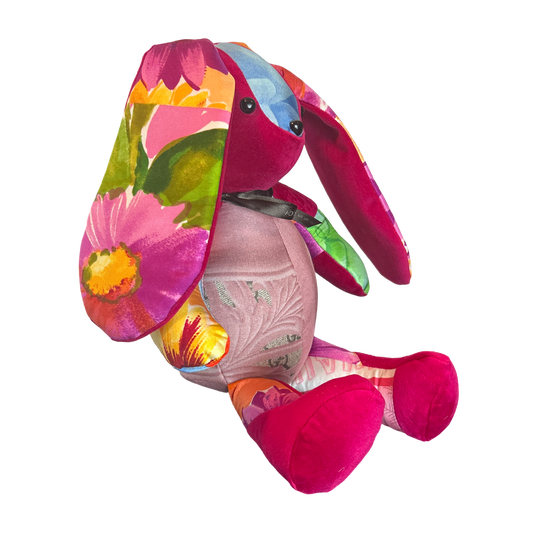 Vintage Silk Scarf Clever Bunny