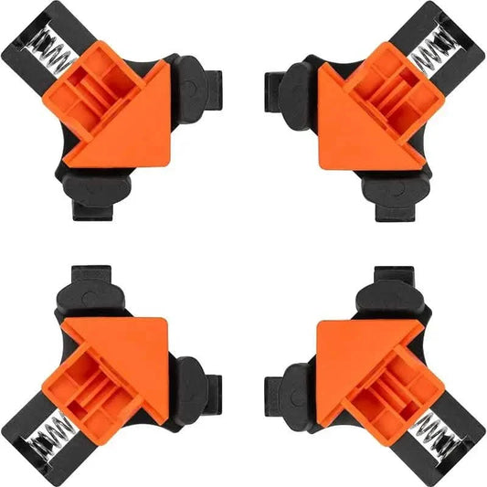 4-Piece Set: Precision 90 Degree Angle Clamps for Woodworking