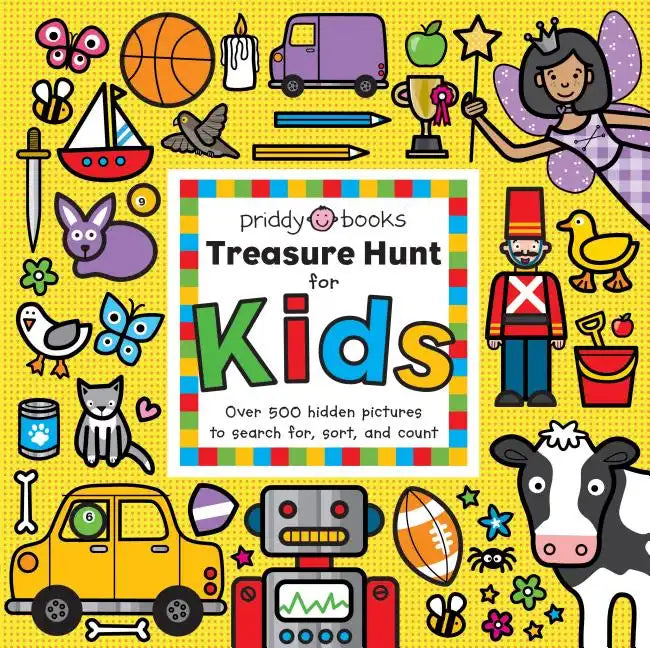 Treasure Hunt: Treasure Hunt for Kids: Over 500 Hidden Pictures to Search For, Sort, and Count - Board Book