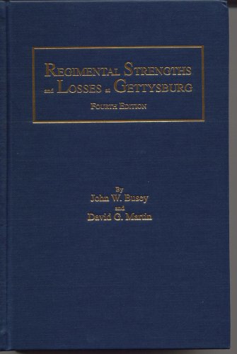 Regimental Strengths and Losses at Gettysburg by John W Buse