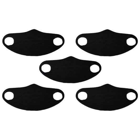 5-Pack: Men's & Women's Washable Reusable Stretch Fabric Seamless Face Mask