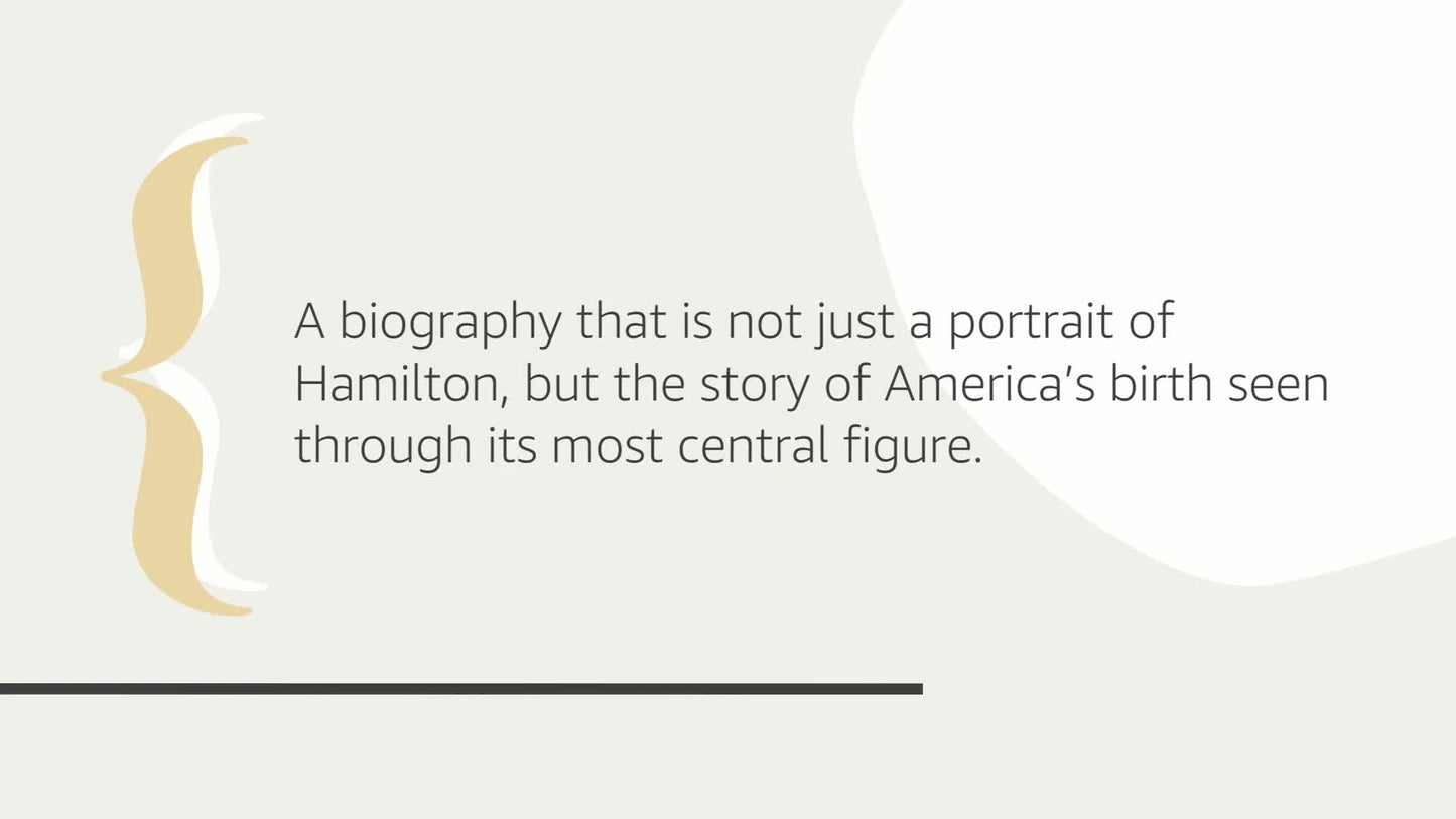 Alexander Hamilton by Chernow, Ron