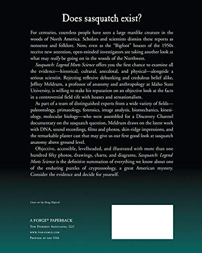 Sasquatch: Legend Meets Science by Jeff Meldrum