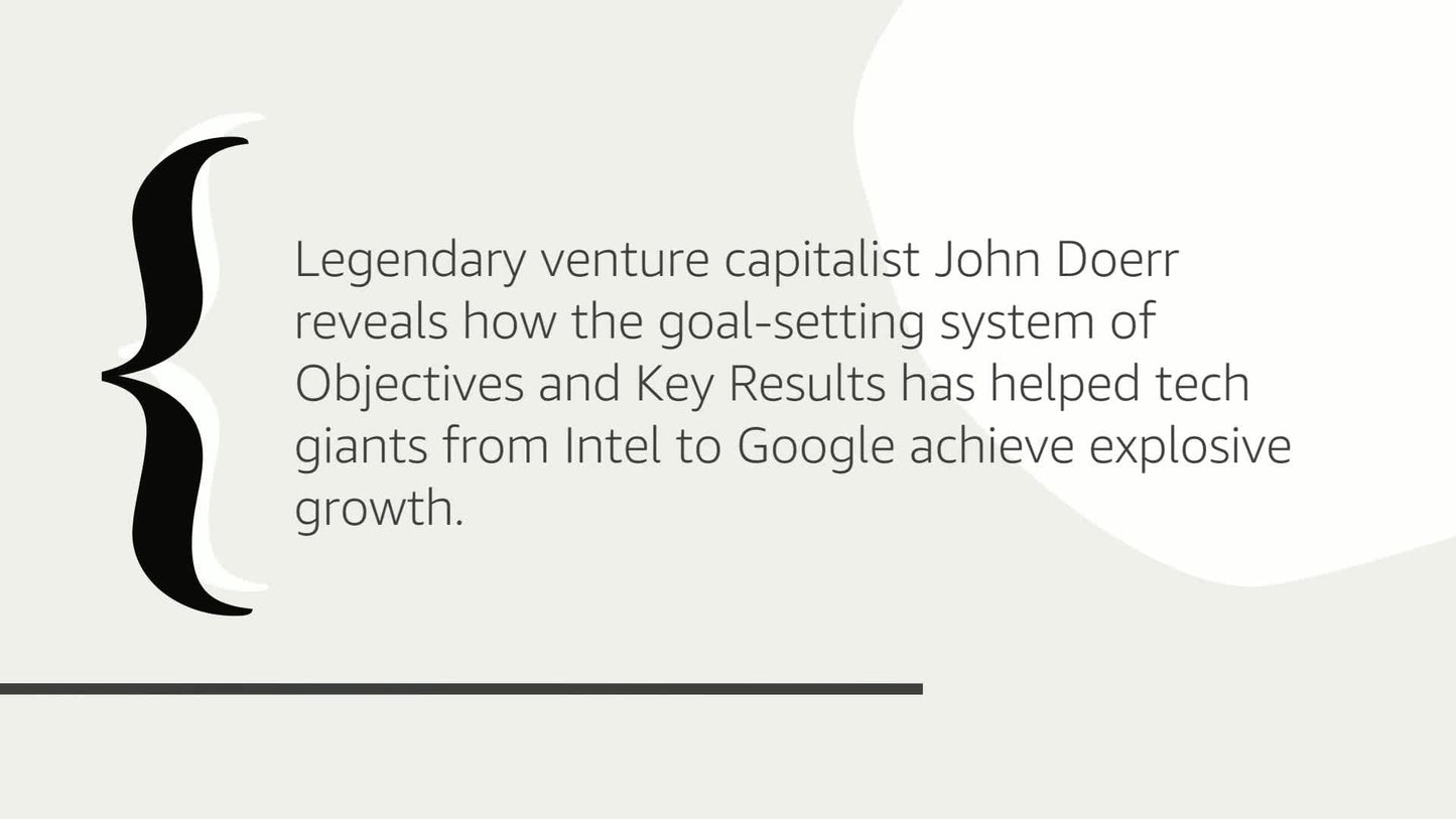 Measure What Matters: How Google, Bono, and the Gates Founda