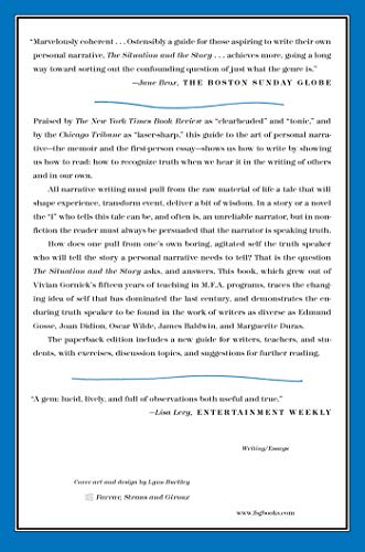 The Situation and the Story: The Art of Personal Narrative b