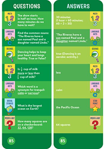 Brain Quest 3rd Grade Smart Cards Revised 5th Edition (Brain