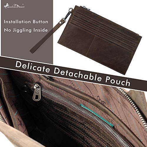 Montana West Genuine Leather Concealed Carry Laptop Case β MWL-G014
