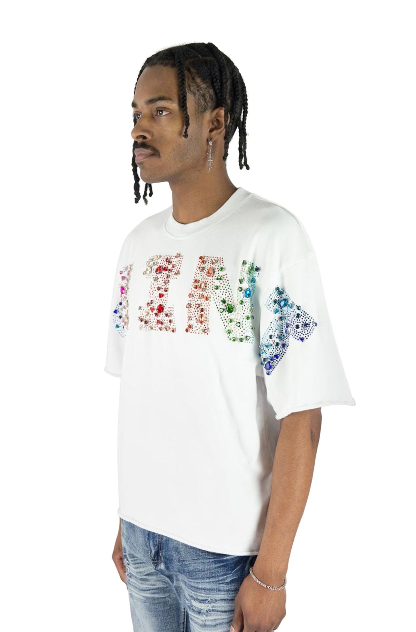 Rebel Denim Saint Tee - White