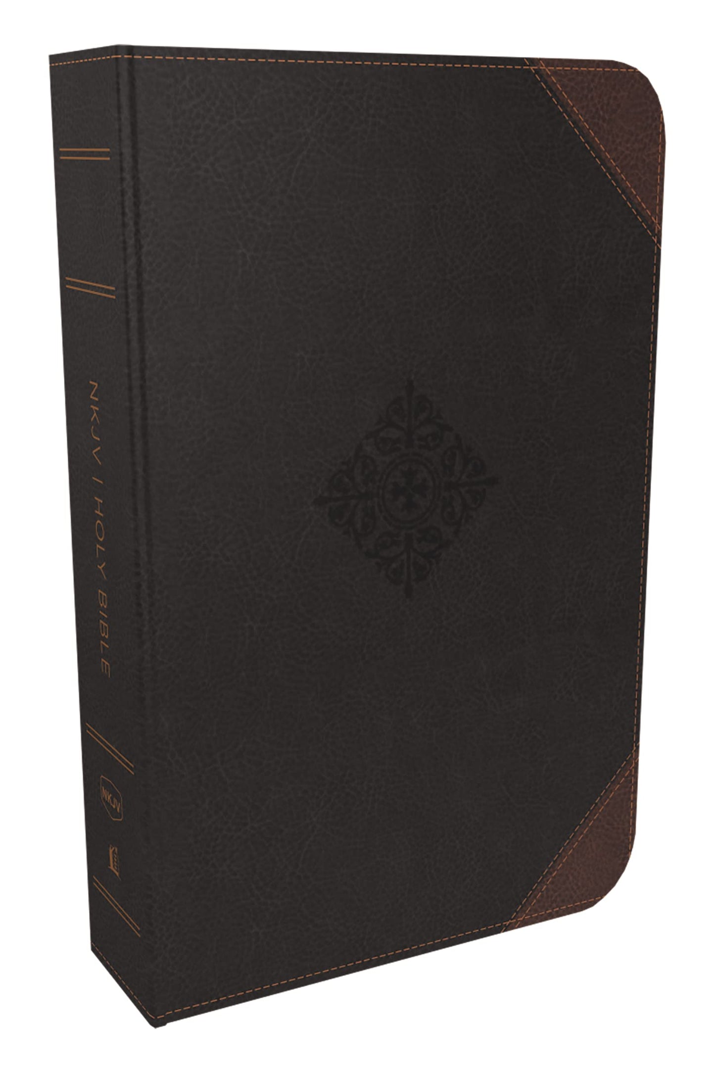 NKJV, Deluxe Reader's Bible, Leathersoft, Black, Comfort Pri