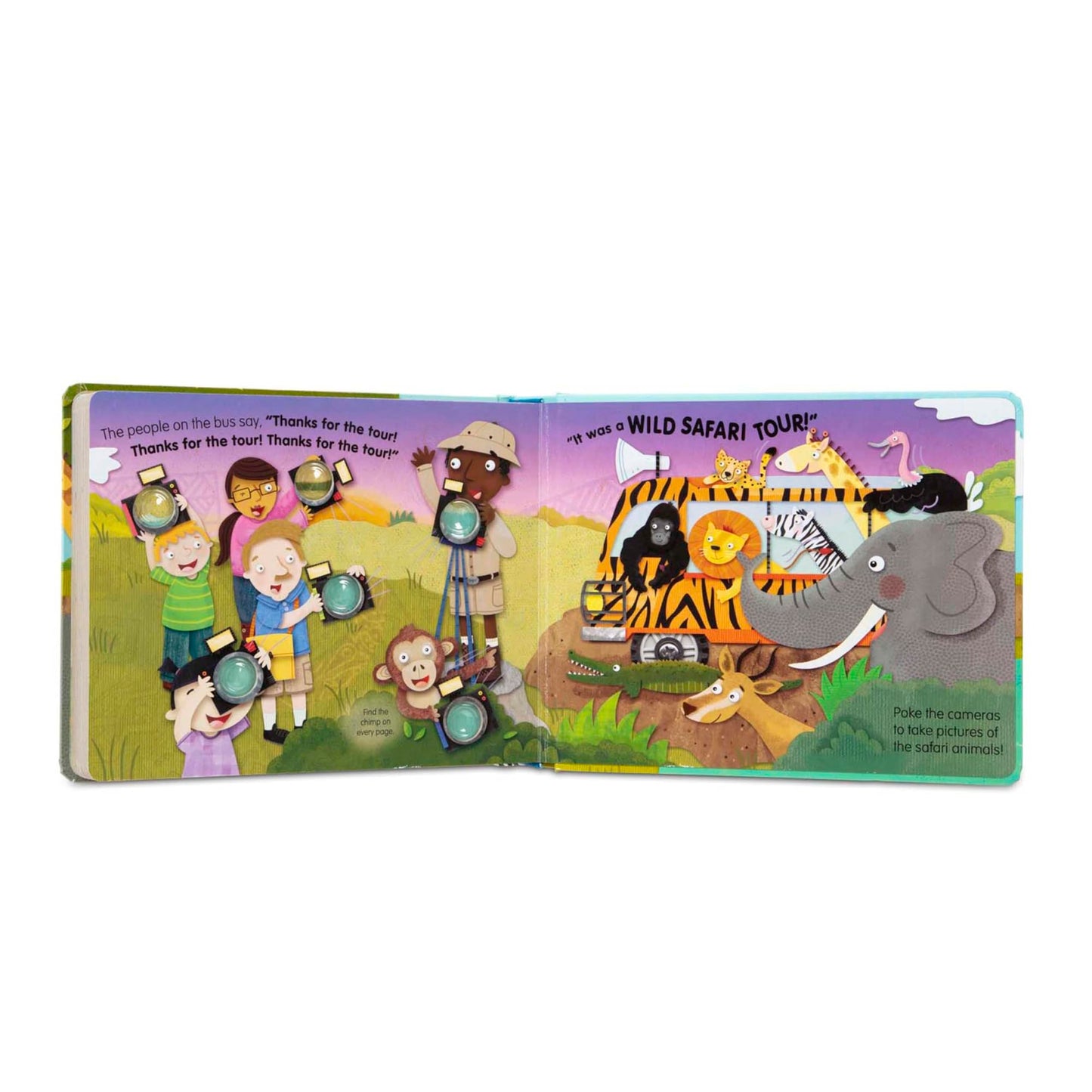 Melissa & Doug Children's Book - Poke-A-Dot: The Wheels on t