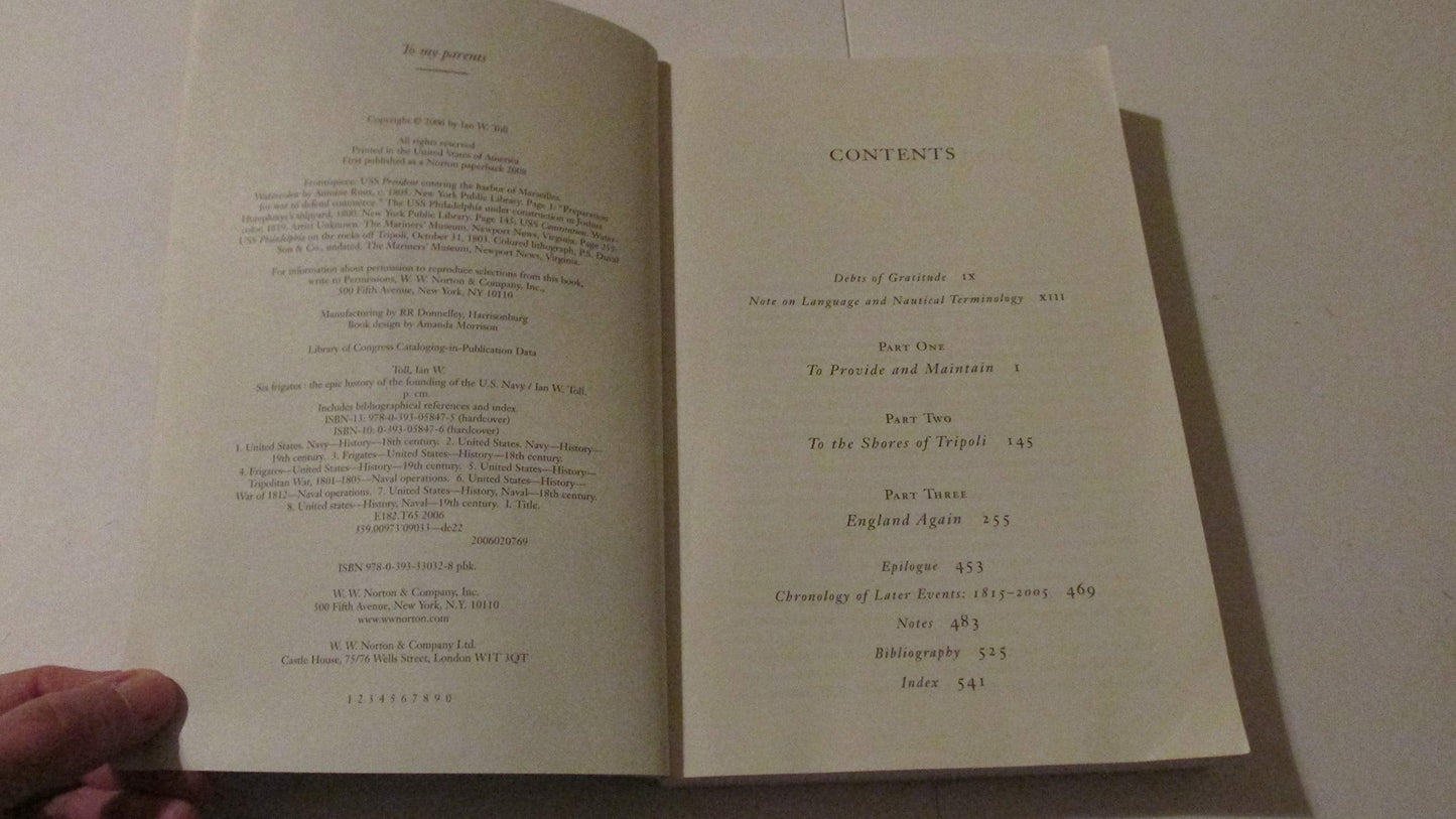 Six Frigates: The Epic History of the Founding of the U.S. N