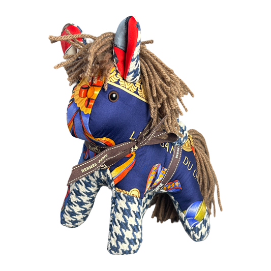 Rubans du Cheval Vintage Silk Scarf Noble Pony