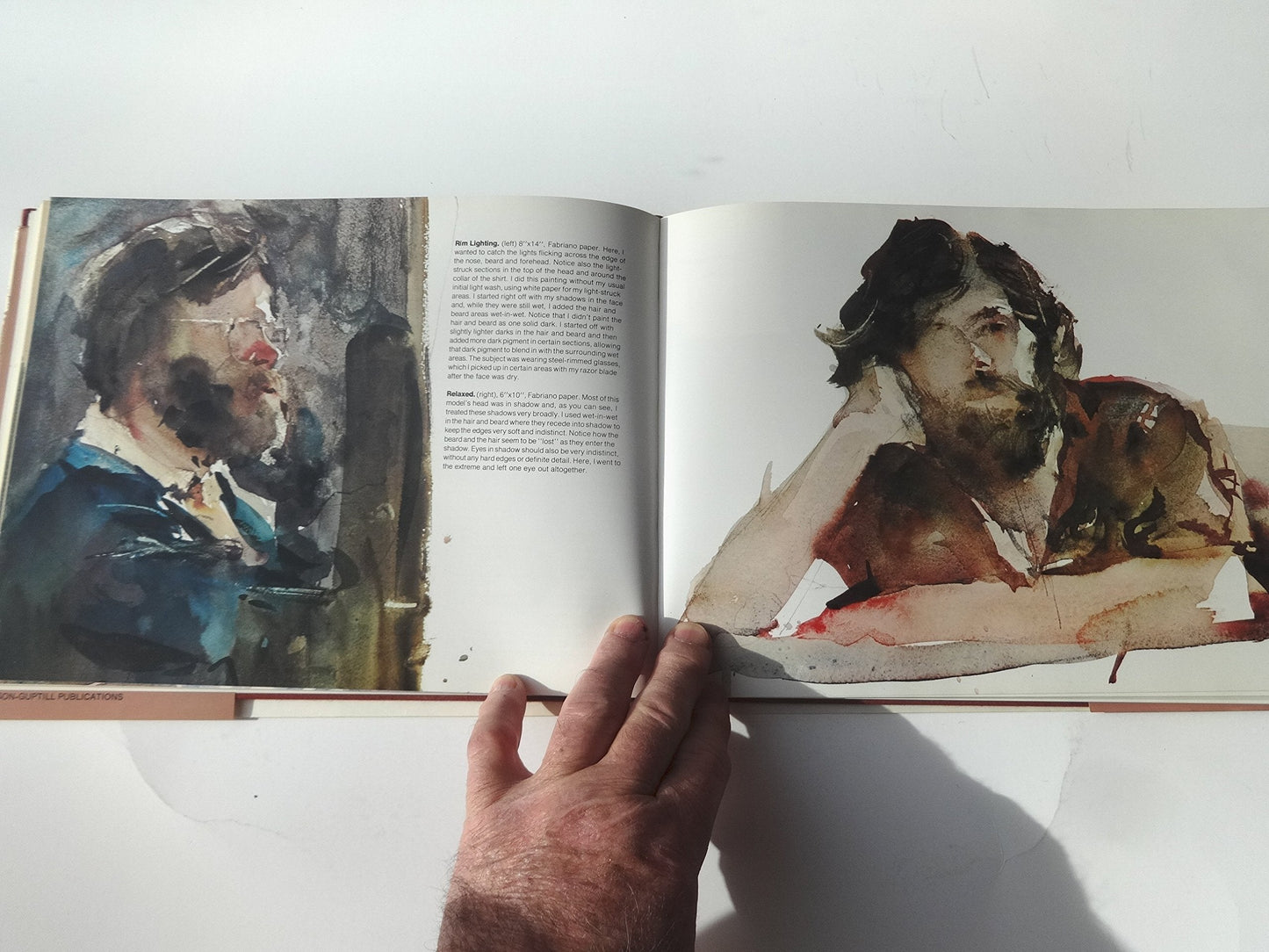 Portrait Painting in Watercolor by Reid, Charles