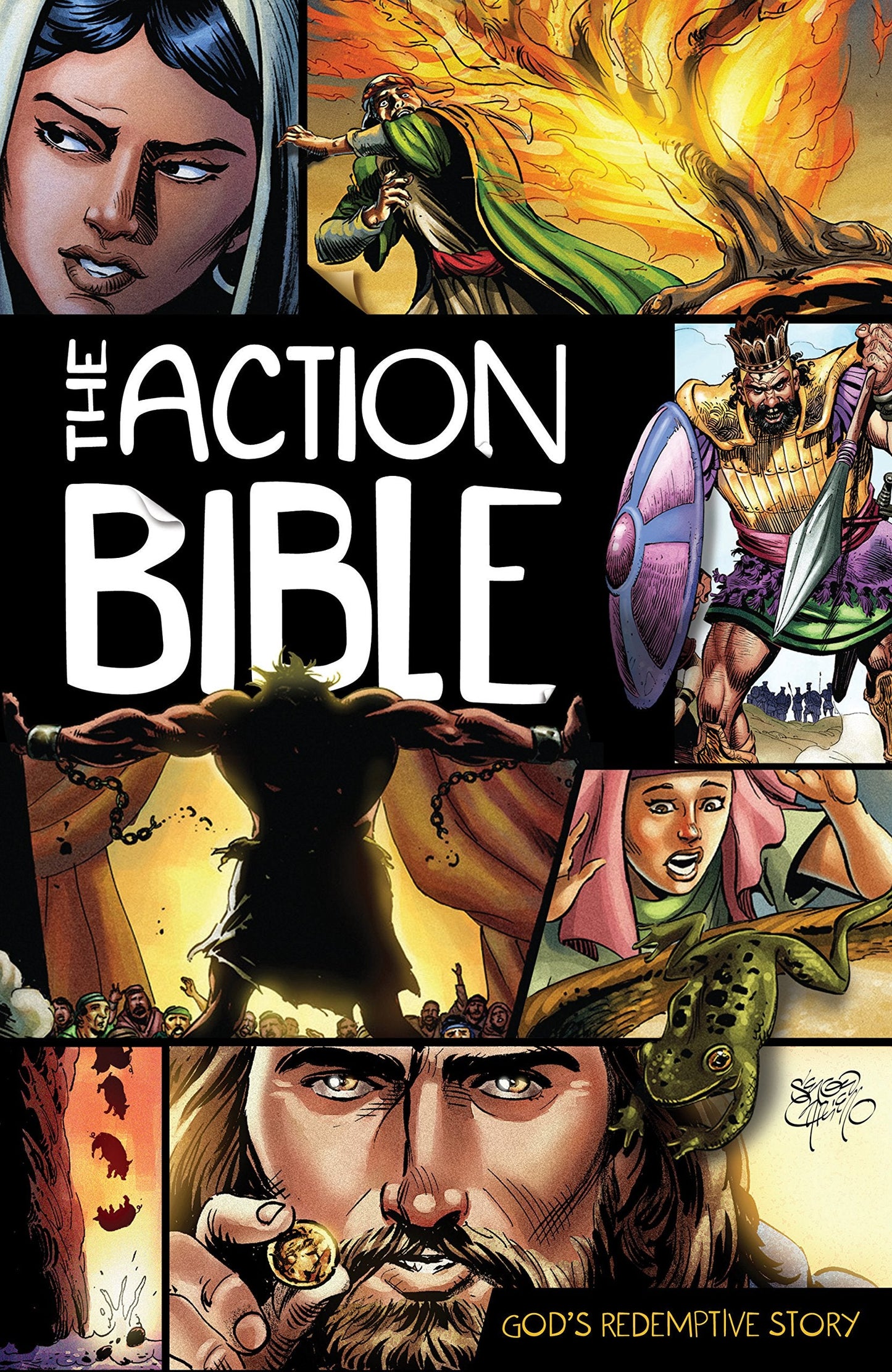 The Action Bible: God's Redemptive Story by Doug Mauss