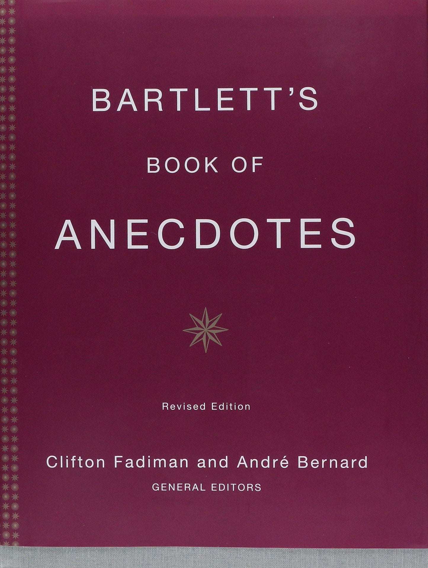 Bartlett's Book of Anecdotes by Fadiman, Clifton