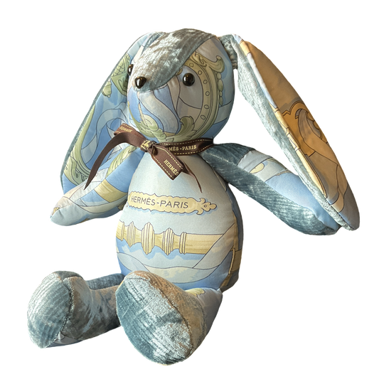 Ferronnerie Vintage Silk Scarf Clever Bunny