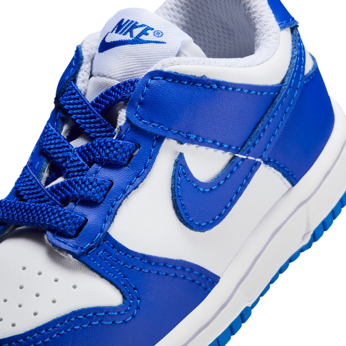 Nike (TD) Dunk Low - White/Hyper Royal