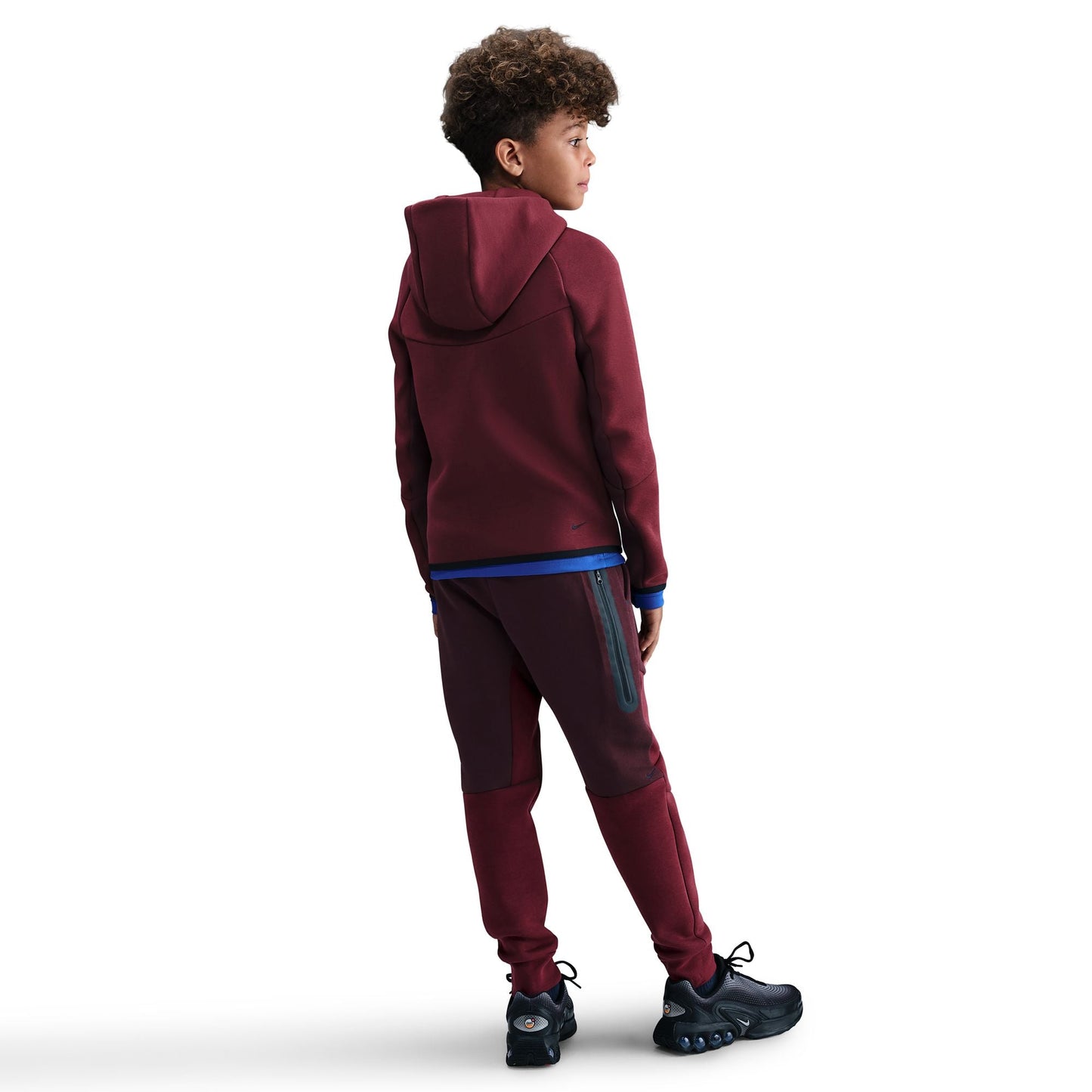 Nike Big Kids Sportswear Tech Fleece - Burgundy