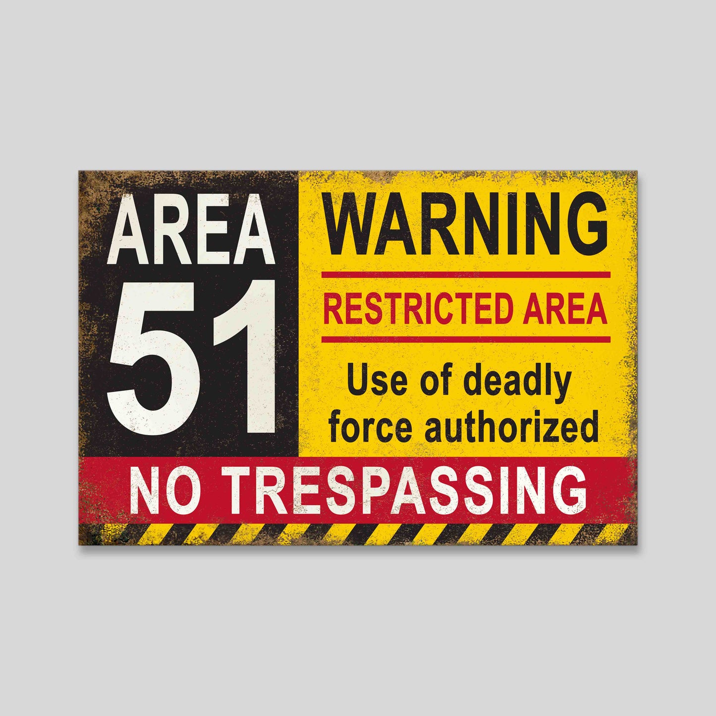 Area 51 - Metal Sign