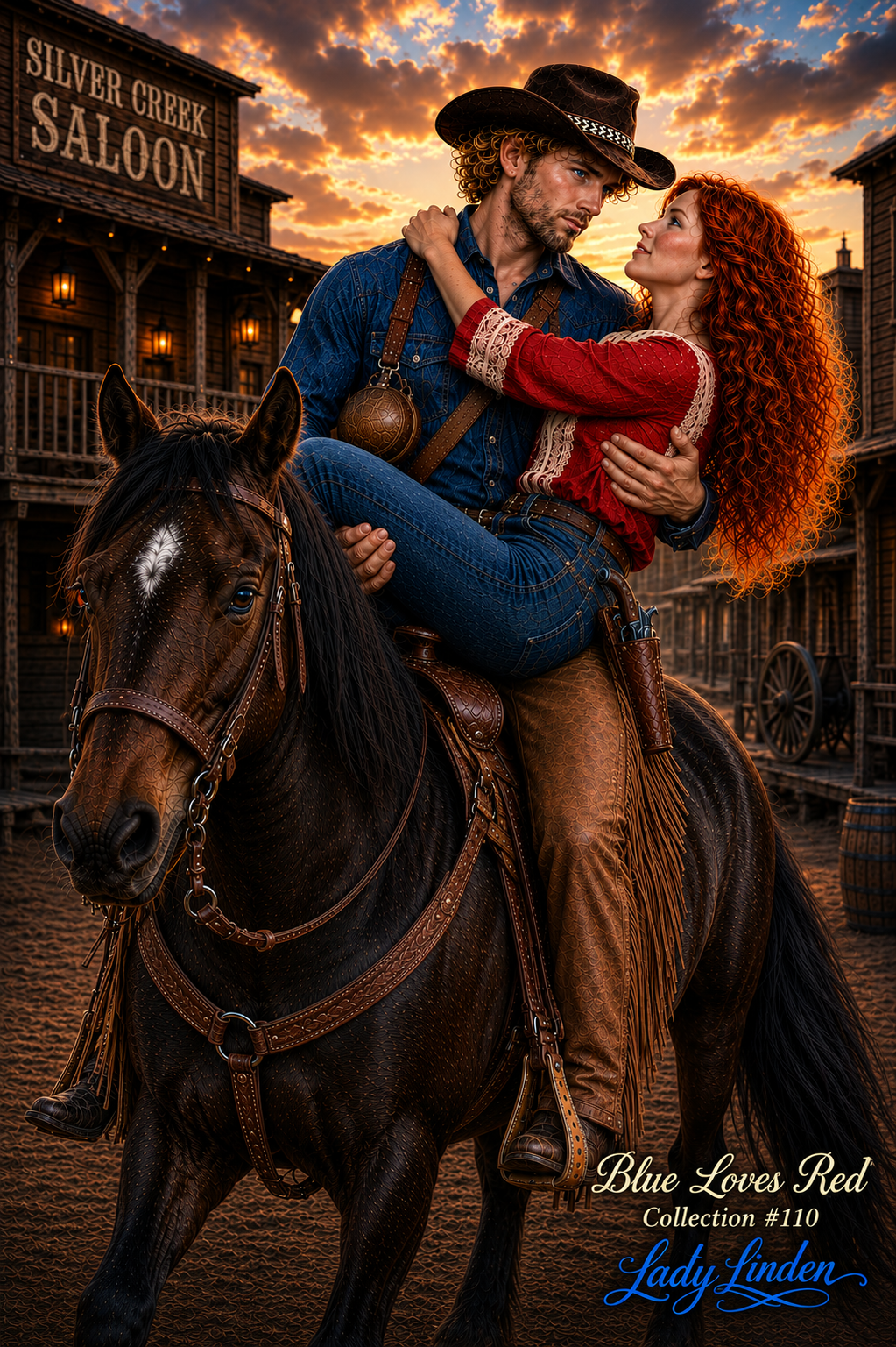 Blue Loves Red — Western Collection No. 110