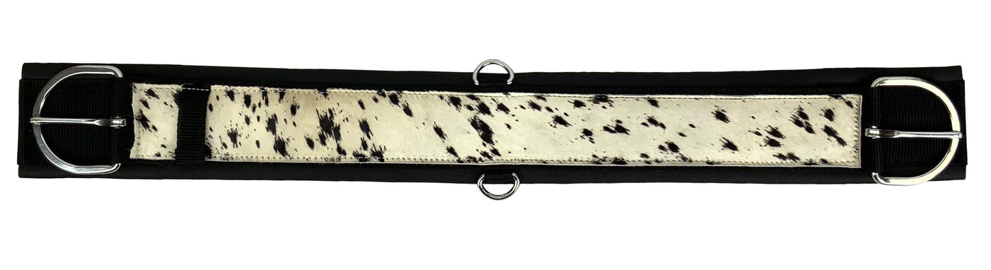 Showman Cowhide Straight Neoprene Bottom Girth