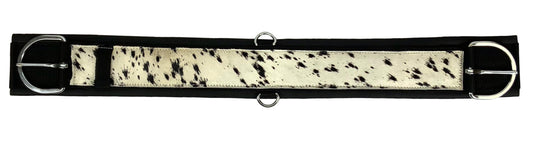 Showman Cowhide Straight Neoprene Bottom Girth