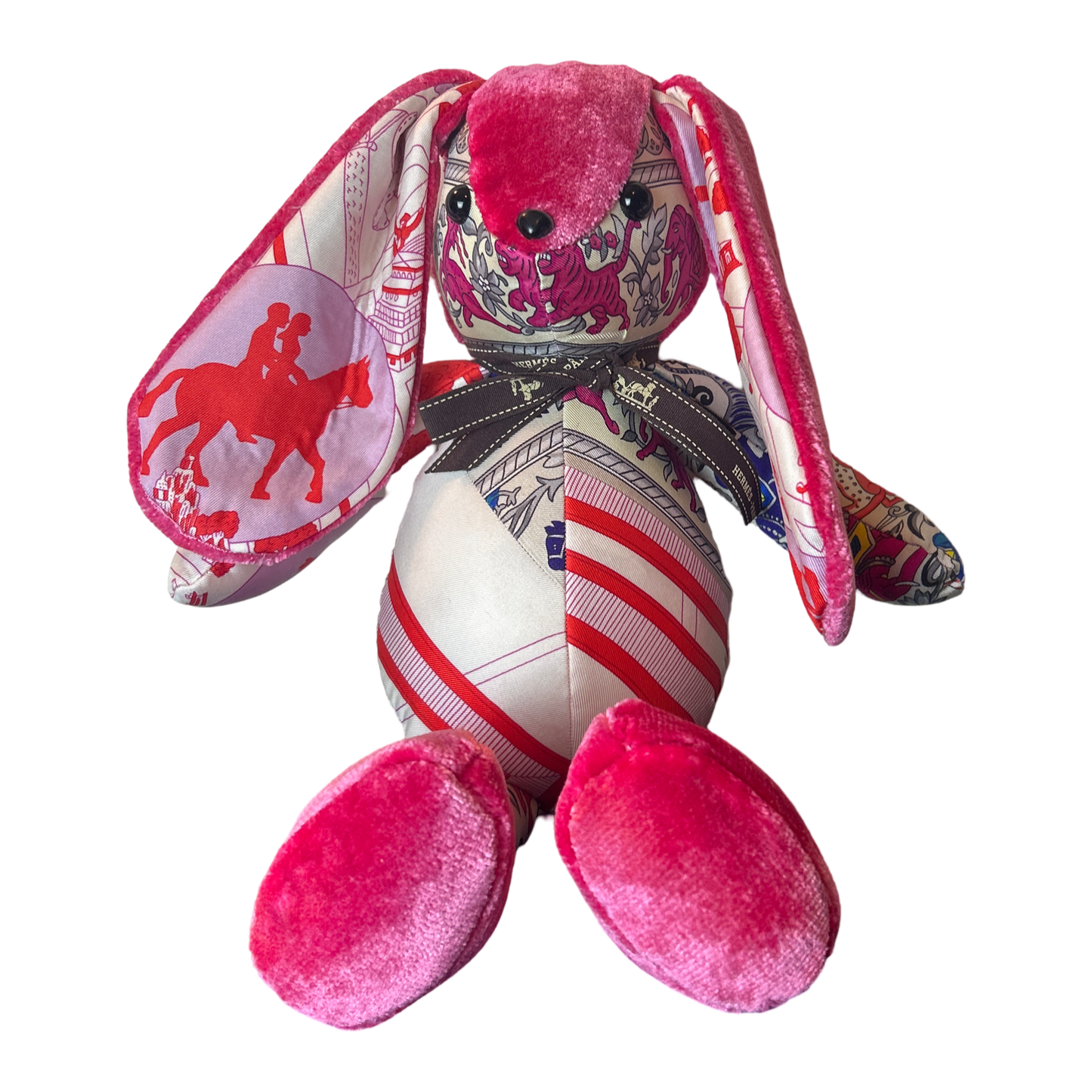 Vintage Silk Scarf Clever Bunny