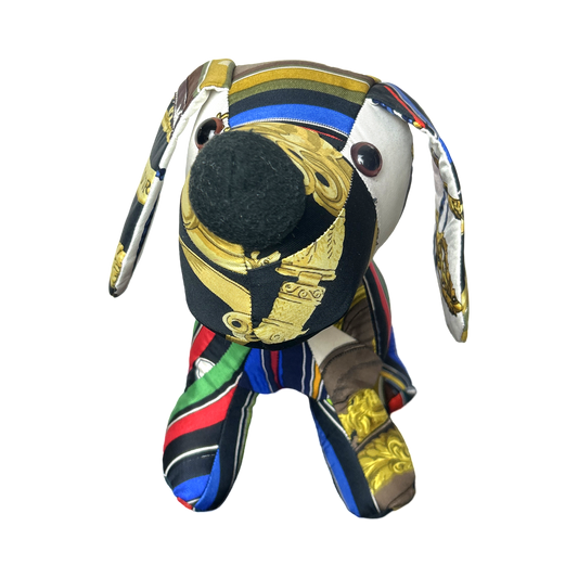Vintage Silk Scarf Loyal Puppy