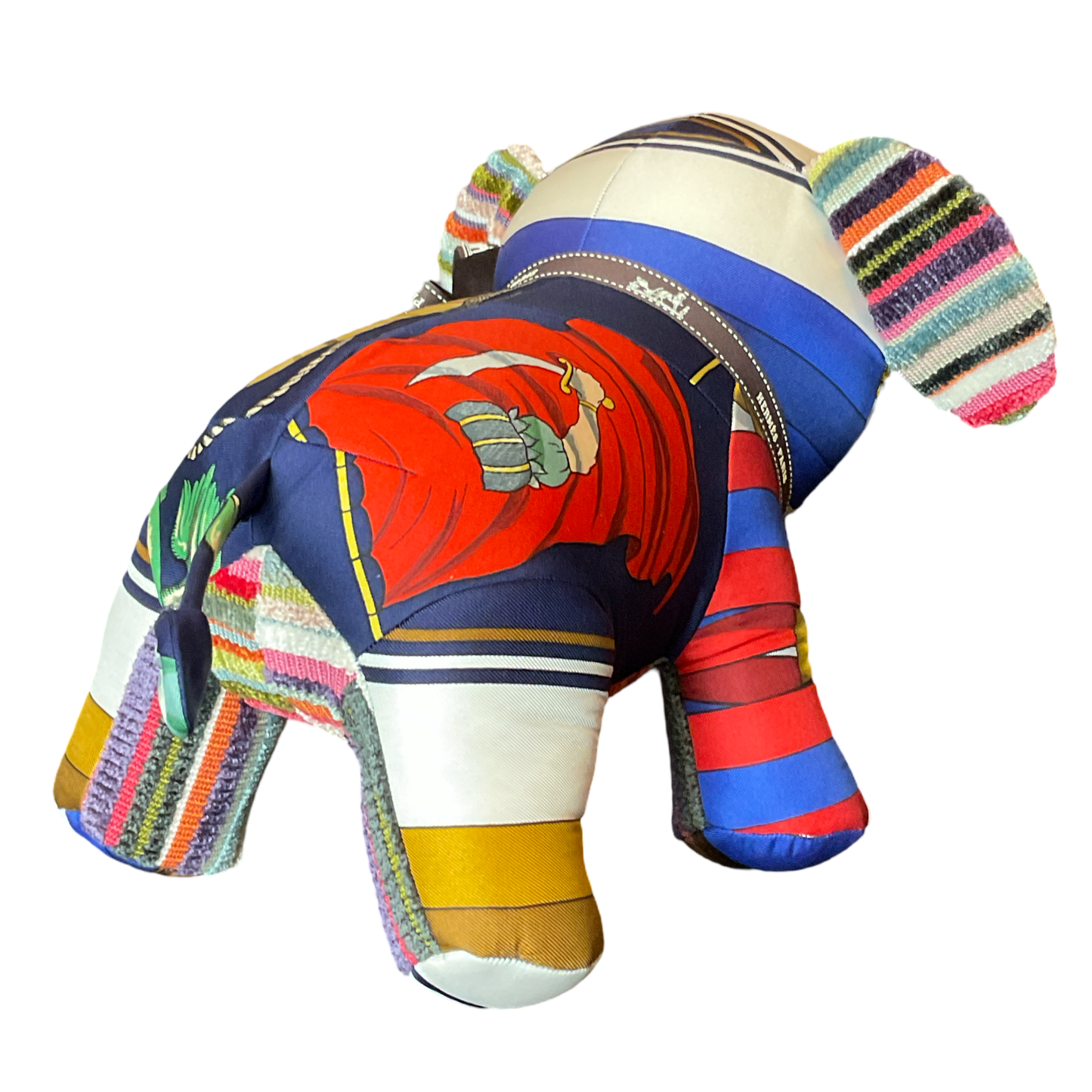 Pavois Vintage Silk Scarf Lucky Elephant