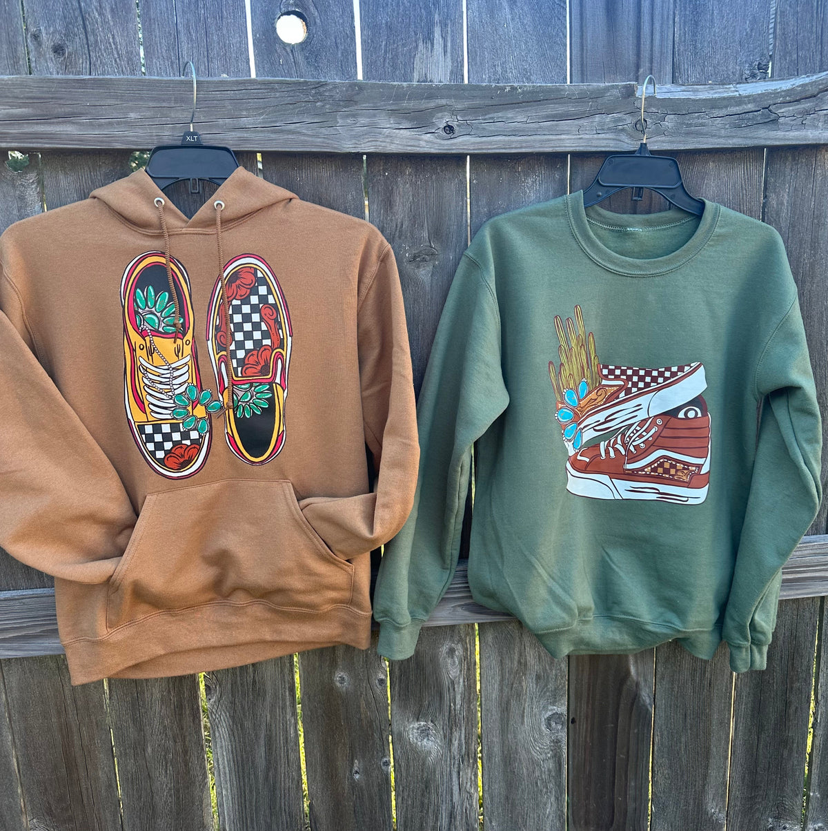 Checkered Shoes Wild Hoodie
