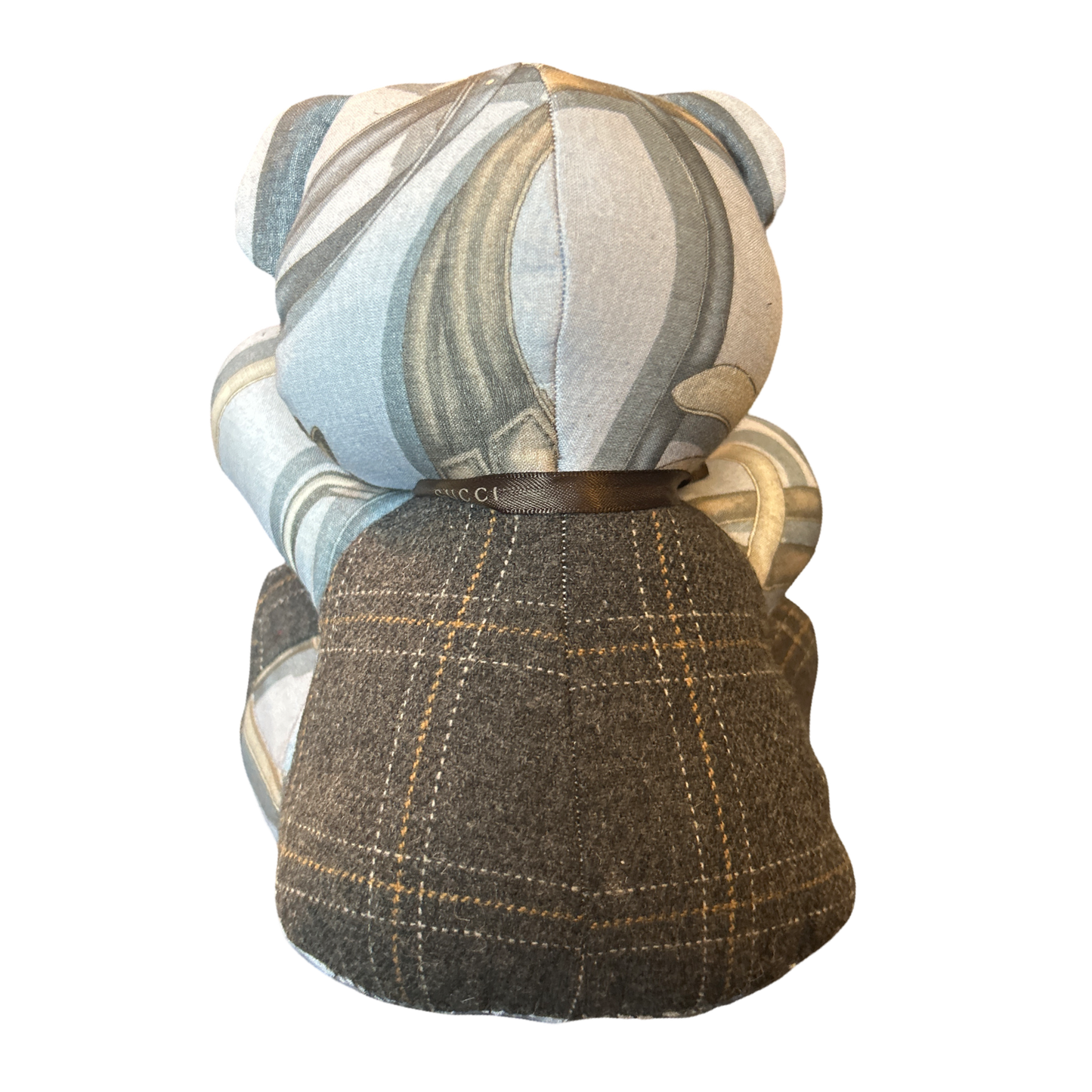 Equestrian Vintage Silk Scarf Tender Teddy Bear