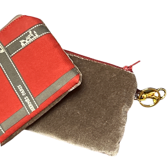 Bolduc Ribbon Bordeaux Vintage Scarf Coffee Run Keychain Bag