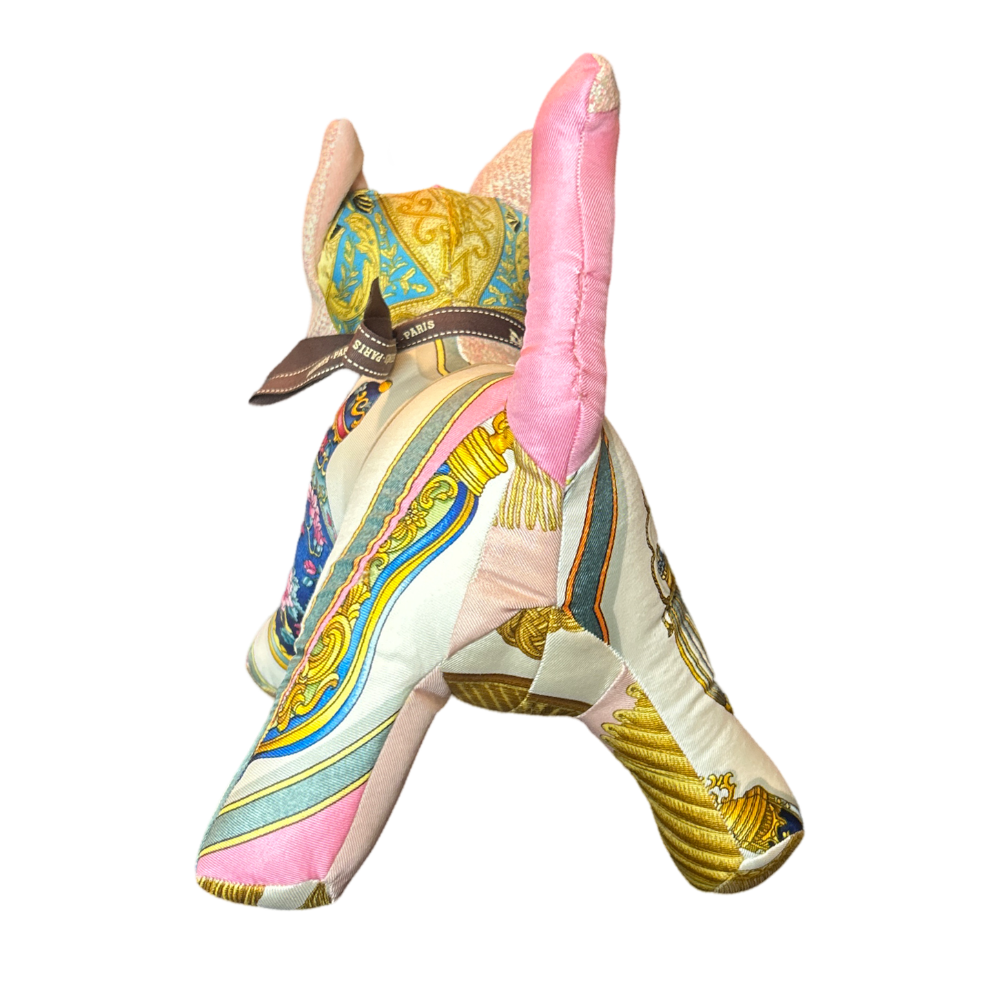 Qu'Importe le Flacon Vintage Silk Scarf Charming Kitten