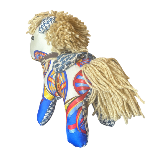 Rubans du Cheval Vintage Silk Scarf Noble Pony