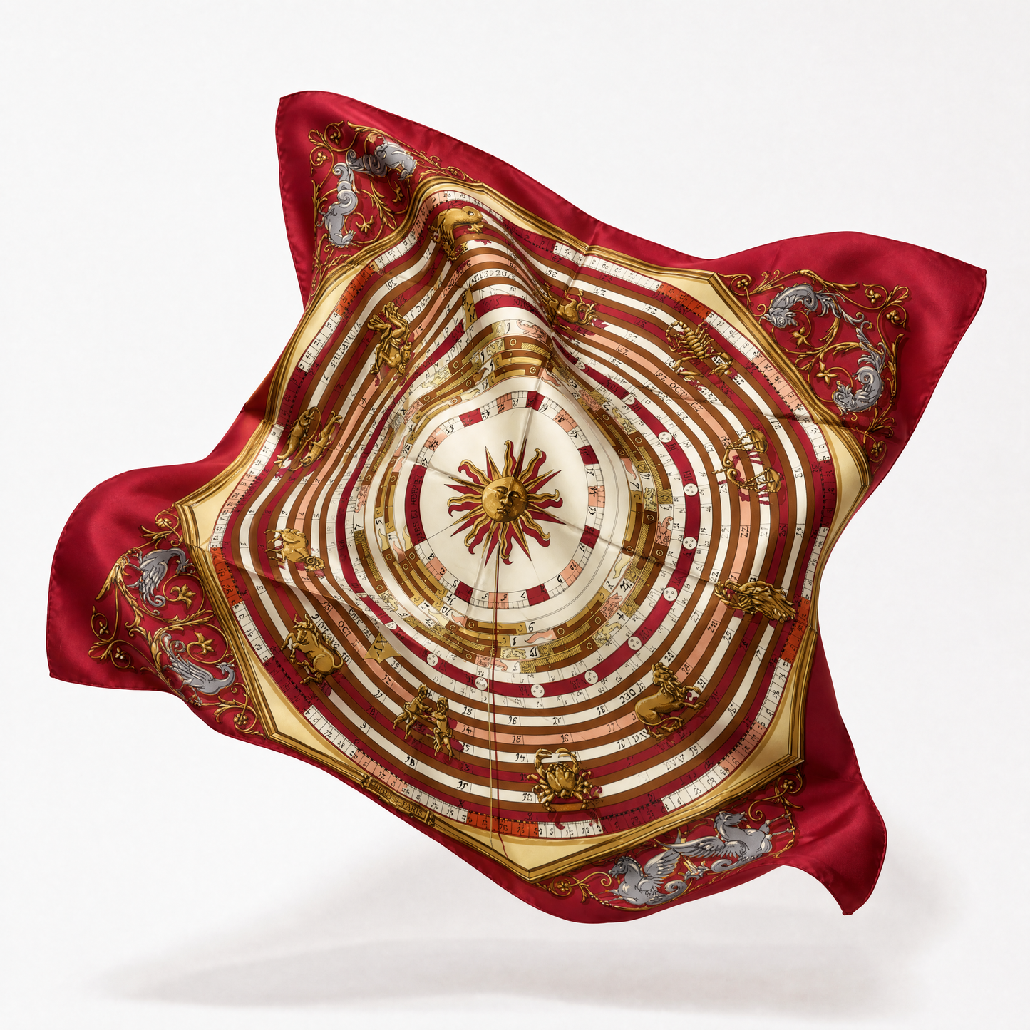 Astrologie Vintage Silk Scarf Crossbody Bag