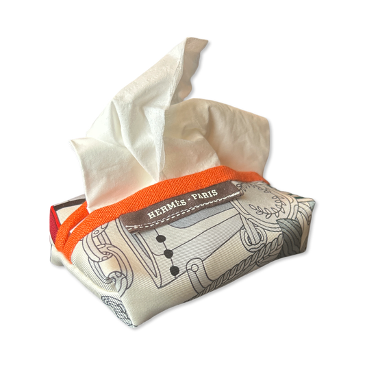 Trophees Vintage Scarf Travel Tissue Pouch