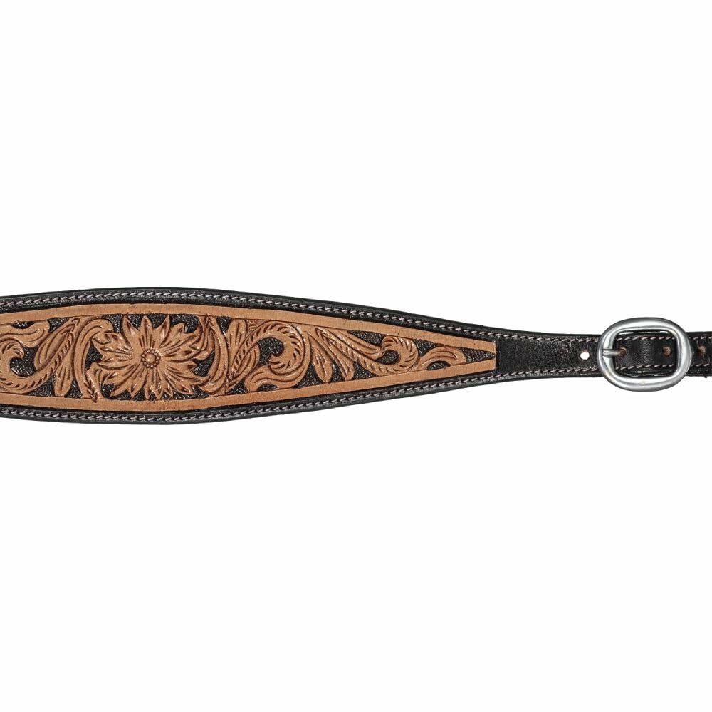 Royal King Traverse Wither Strap – Hand Carved Leather with Double Buckle Adjustment