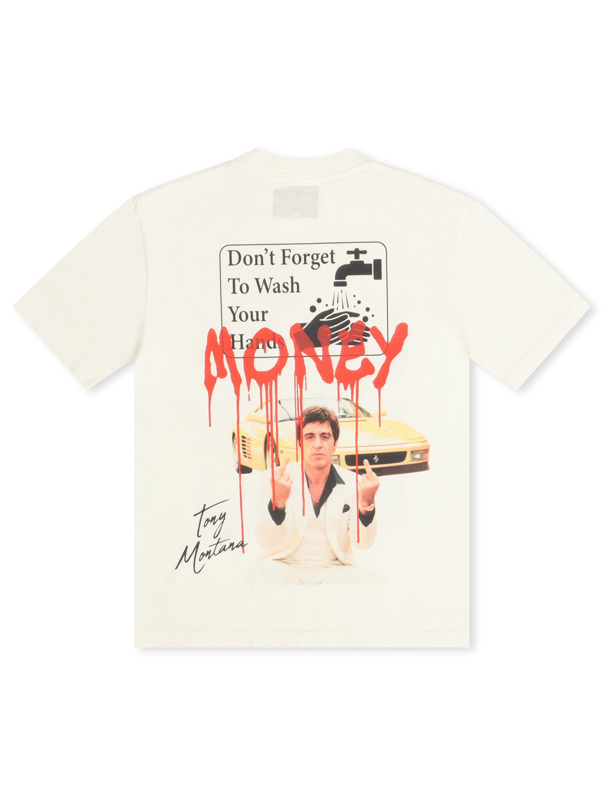 Rich Dead Idols Money Tee - White